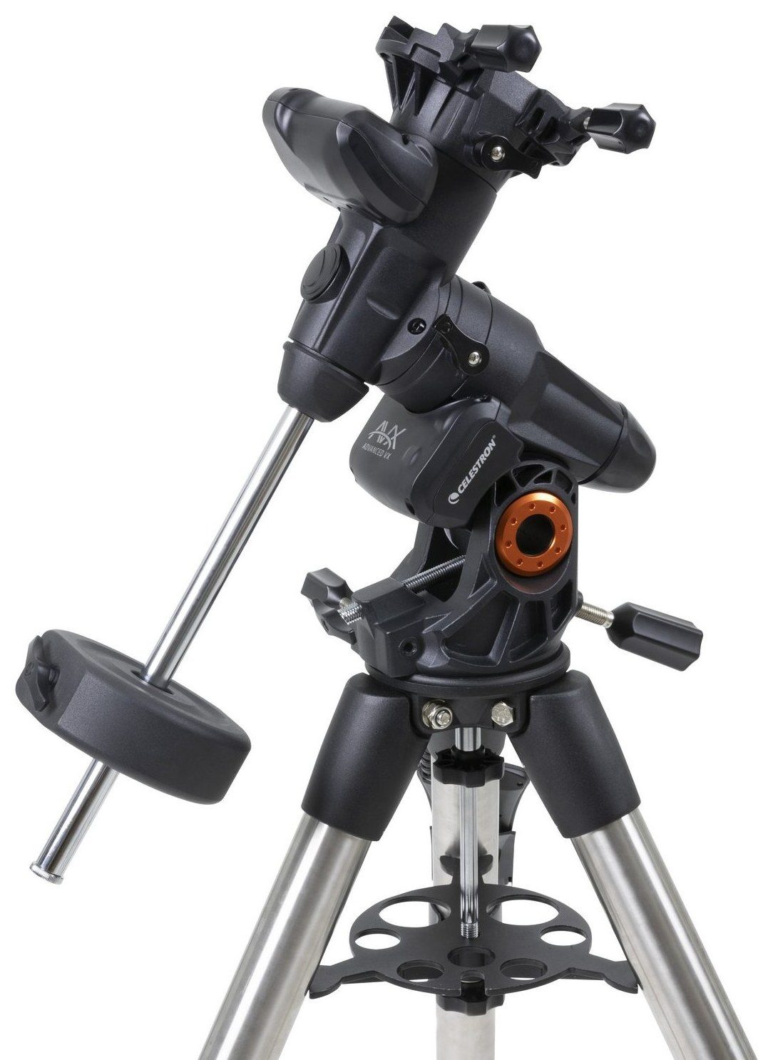 Celestron Advanced VX equatorial GoTo mount on its tripod