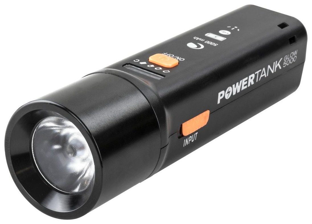 Celestron PowerTank Glow 5000 red flashlight and power bank