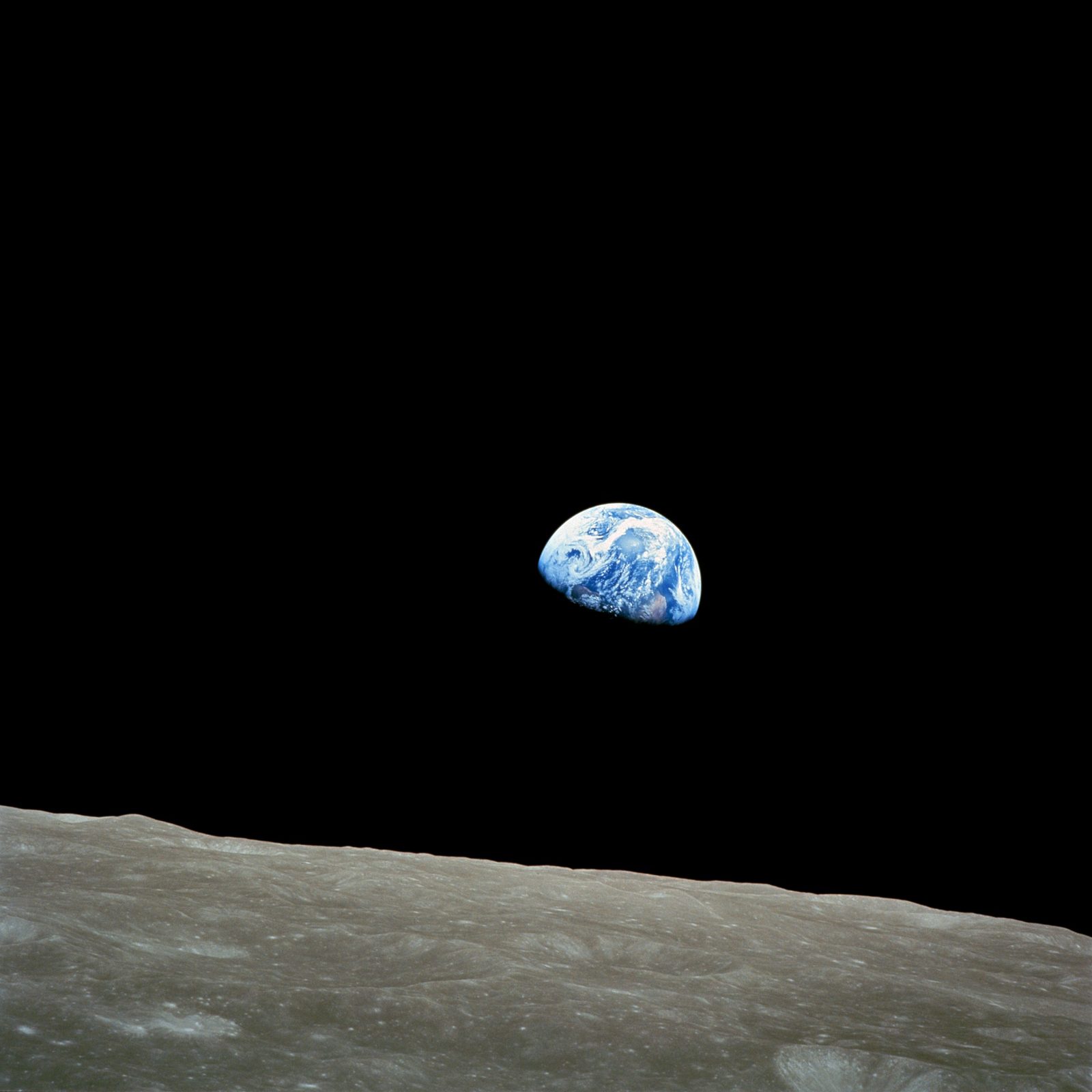Earth seen from space &mdash; the view first-time space travelers describe as the defining image of the trip