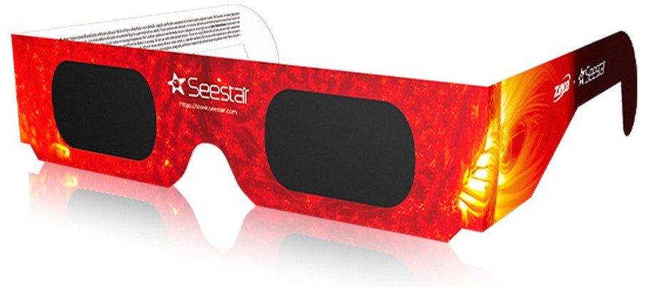 Seestar ISO 12312-2 certified solar eclipse glasses