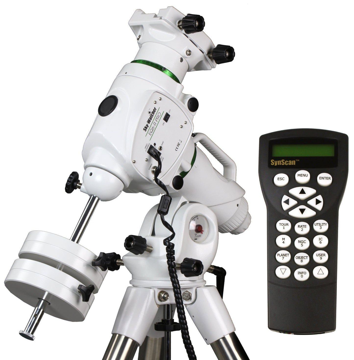 Sky-Watcher EQ6-R Pro equatorial mount on its tripod
