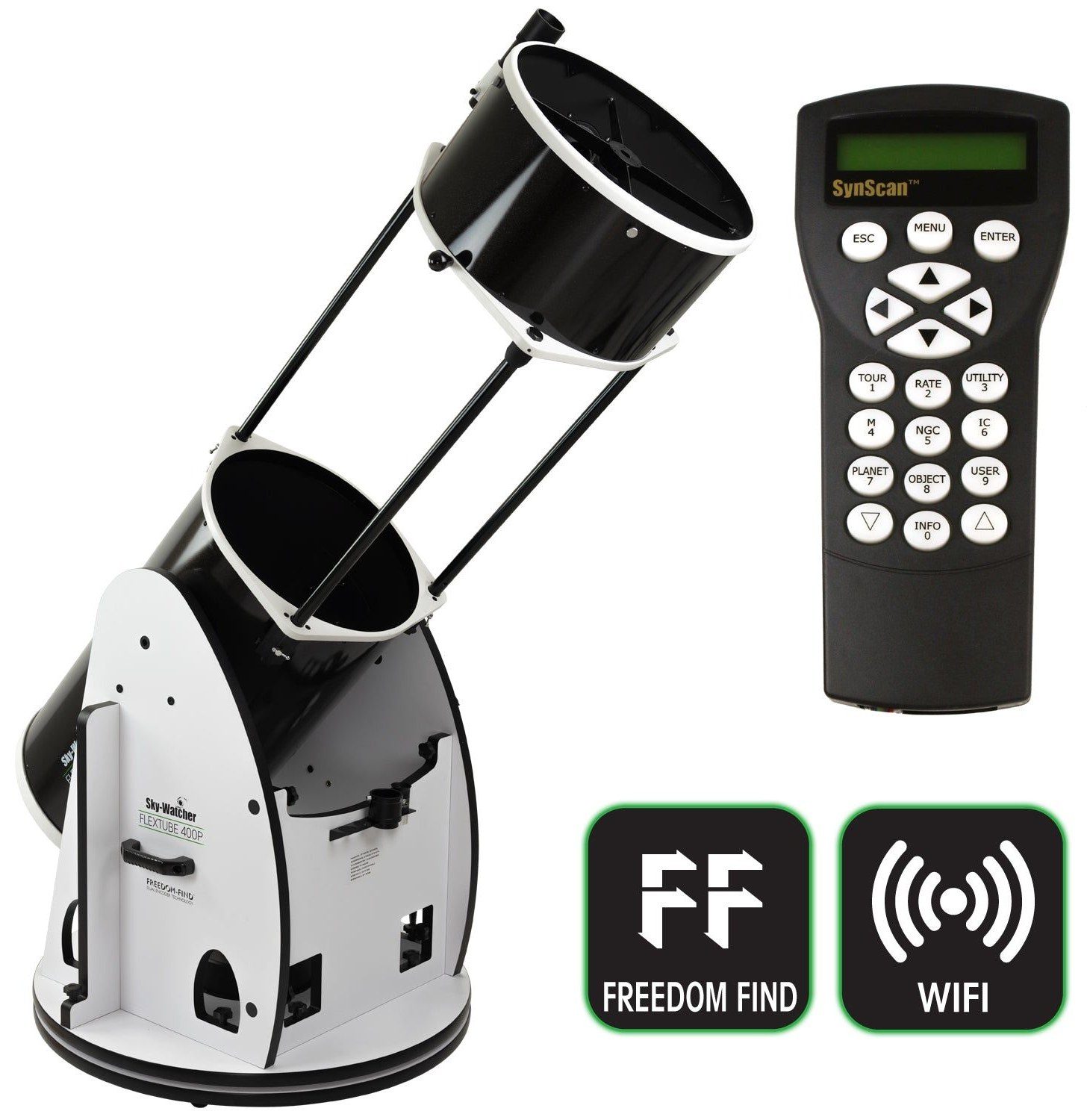 Sky-Watcher Flextube 400P SynScan GoTo sixteen-inch collapsible Dobsonian telescope